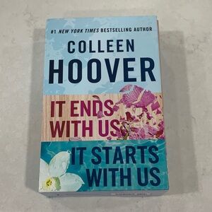 Colleen Hoover Book Set.. It Ends with Us. It Begins with Us Decorative Book Set